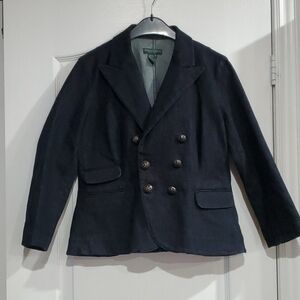 Ralph Lauren Navy Denim Blazer